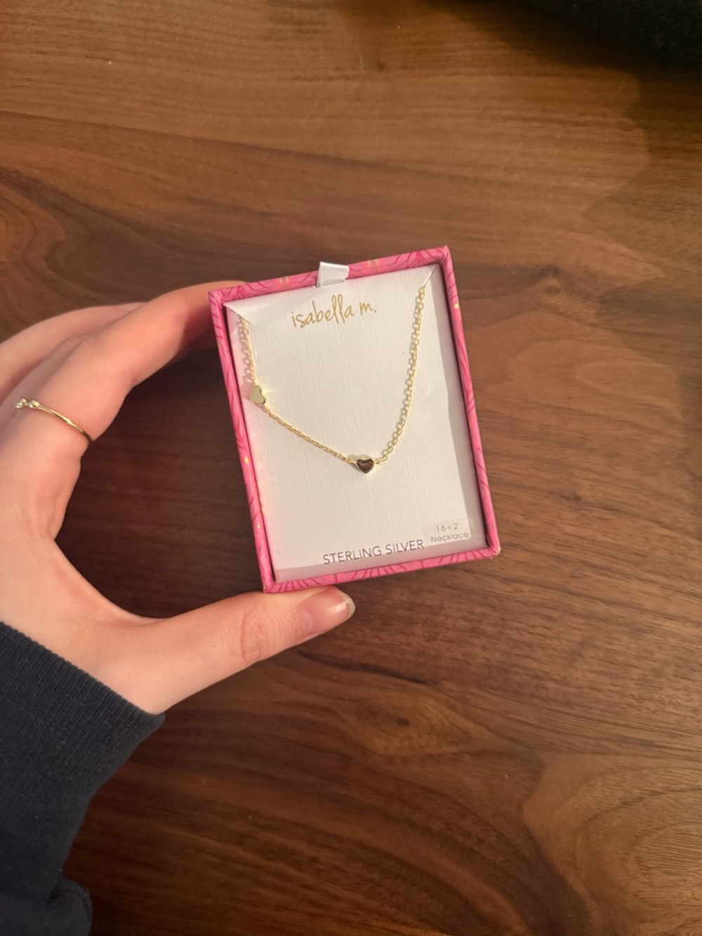 Brand New Sterling Silver Heart Necklace